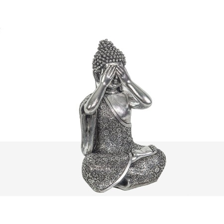 Figura Decorativa Romimex Prateado Buda 15 x 24 x 13 cm de Romimex, Adornos - Ref: D1618031, Preço: 22,59 €, Desconto: %