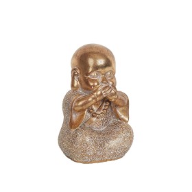 Figura Decorativa Romimex Dourado Resina Boca Monge 16 x 22 x 15 cm de Romimex, Colecionáveis - Ref: D1618035, Preço: 25,66 €...