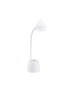 Lâmpada de mesa Branco Vermelho Poliresina 60 W 220-240 V 27 x 13 x 24,5 cm | Tienda24 Tienda24.eu