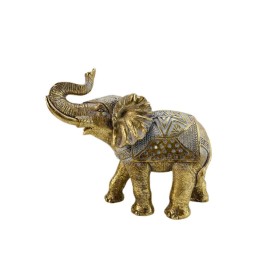 Decorative Figure Romimex Golden Resin Elephant 24 x 22 x 12 cm by Romimex, Collectables - Ref: D1618042, Price: 44,15 €, Dis...