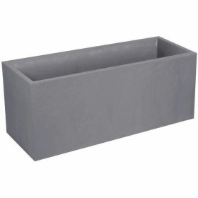 Pot EDA Gris Plastique Rectangulaire 99,5 x 39 x 43 cm de EDA, Pots de fleurs - Réf : S7189500, Prix : 97,07 €, Remise : %