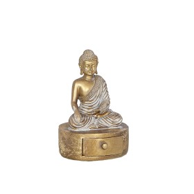 Figurine Décorative Romimex Doré Buda 11 x 16 x 11 cm de Romimex, Objets de décoration - Réf : D1618047, Prix : 16,53 €, Remi...