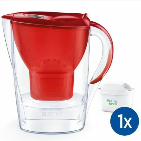 Carafe Filtrante Brita Marella Rouge 2,4 L de Brita, Carafes filtrantes - Réf : S7189525, Prix : 39,85 €, Remise : %