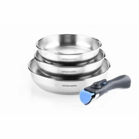 Cookware Arthur Martin 3 Pieces by Arthur Martin, Frying pan and saucepan sets - Ref: S7189645, Price: 66,37 €, Discount: %