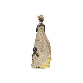 Figura Decorativa Romimex Multicolor Resina Menino Africana 15 x 38 x 12 cm de Romimex, Colecionáveis - Ref: D1618069, Preço:...