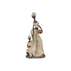 Figurine Décorative Romimex Multicouleur Résine Africaine Fille 17 x 38 x 11 cm de Romimex, Pièces de collection - Réf : D161...