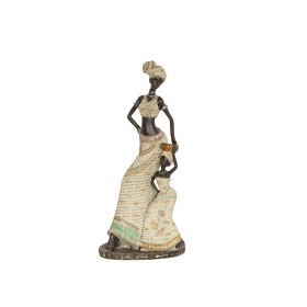 Figura Decorativa Romimex Multicolor Resina Africana Menina 18 x 38 x 14 cm de Romimex, Colecionáveis - Ref: D1618071, Preço:...