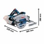 Sega circolare BOSCH GKS 18V-68 GC PROFESSIONAL 1800 W 18 V di BOSCH, Seghe - Rif: S7189685, Prezzo: 741,90 €, Sconto: %