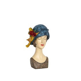 Buste Romimex Multicouleur Résine Lady 19 x 35 x 16 cm de Romimex, Sculptures - Réf : D1618074, Prix : 48,25 €, Remise : %