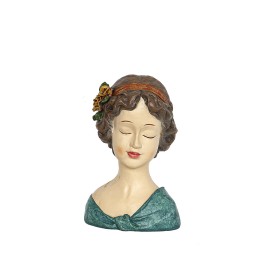 Bust Romimex Multicolour Resin Lady 20 x 29 x 17 cm by Romimex, Sculptures - Ref: D1618075, Price: 47,25 €, Discount: %