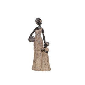 Statua Decorativa Romimex Multicolore Resina Africana Bambina 15 x 35 x 10 cm di Romimex, Oggetti da collezione - Rif: D16180...