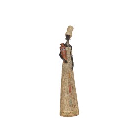 Figurine Décorative Romimex Multicouleur Résine Africaine Vase 11 x 46 x 8 cm de Romimex, Pièces de collection - Réf : D16180...