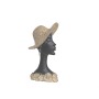 Buste Romimex Marron Résine Femme Chapeau 15 x 28 x 6 cm de Romimex, Sculptures - Réf : D1618090, Prix : 27,56 €, Remise : %