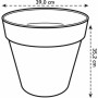 Vaso Elho  Rotonda Plastica Ø 40 cm | Tienda24 - Global Online Shop Tienda24.eu