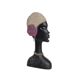 Busto Romimex Marrón Resina Africana 17 x 35 x 7 cm de Romimex, Esculturas - Ref: D1618094, Precio: 33,76 €, Descuento: %