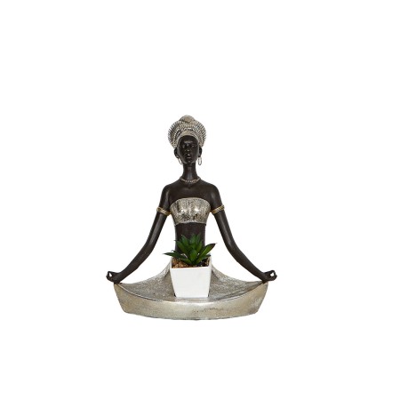 Figura Decorativa Romimex Marrón Africana 22 x 24 x 14 cm de Romimex, Adornos - Ref: D1618107, Precio: 31,45 €, Descuento: %