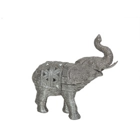 Figura Decorativa Romimex Prateado Elefante 31 x 28 x 11 cm de Romimex, Adornos - Ref: D1618120, Preço: 53,42 €, Desconto: %