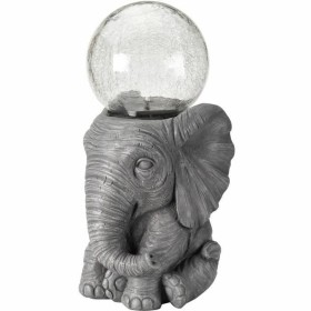 Lámpara solar elephant Blanco de BigBuy Garden, Lámparas solares - Ref: S7189906, Precio: 44,09 €, Descuento: %