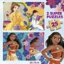 Set de 2 Puzzles Disney Princess Bella + Vaiana 25 Pièces de Disney Princess, Puzzles classiques - Réf : S7189949, Prix : 27,...