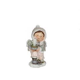 Statua Decorativa Romimex Multicolore Resina 12 x 21 x 14 cm Bambina di Romimex, Natale - Rif: D1618160, Prezzo: 19,06 €, Sco...