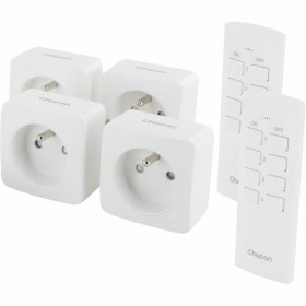 Set of plugs with remote control Chacon 6 Pieces by Chacon, Intelligent and remote control sockets - Ref: S7190045, Price: 57...