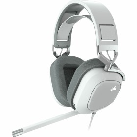 Auriculares com microfone Corsair HS80 RGB USB Branco de Corsair, Auriculares com microfones - Ref: S7190112, Preço: 178,23 €...