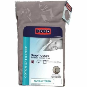 Lençol de baixo DODO Taupe 90 x 190 de DODO, Lençóis e capas de almofadas - Ref: S7190354, Preço: 27,23 €, Desconto: %