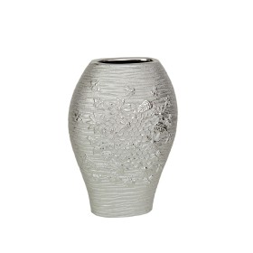 Vaso Romimex Argentato Porcellana 18 x 26 x 10 cm di Romimex, Vasi - Rif: D1618200, Prezzo: 22,59 €, Sconto: %