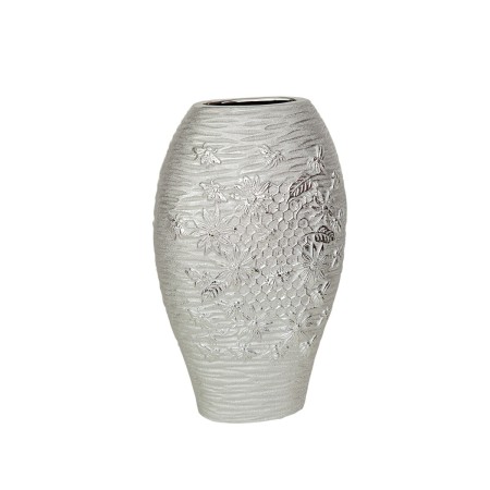 Vaso Romimex Prateado Porcelana 20 x 32 x 11 cm de Romimex, Jarrões - Ref: D1618201, Preço: 33,06 €, Desconto: %