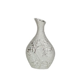 Vase Romimex Argenté Porcelaine 15 x 26 x 8 cm de Romimex, Vases - Réf : D1618205, Prix : 14,81 €, Remise : %