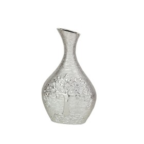 Florero Romimex Plateado Porcelana 22 x 36 x 9 cm de Romimex, Jarrones - Ref: D1618211, Precio: 25,20 €, Descuento: %