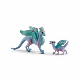 Figurine d’action Schleich Flower dragon with its little one de Schleich, Poupées et figurines d'action - Réf : S7190558, Pri...