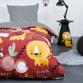 Housse de Couette TODAY HAPPY Animal 140 x 200 cm de TODAY, Couettes et housses de couette - Réf : S7190693, Prix : 31,15 €, ...