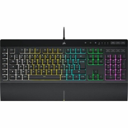 Gaming Keyboard Corsair K55 RGB PRO AZERTY by Corsair, Gaming Keyboards - Ref: S7190746, Price: 96,73 €, Discount: %