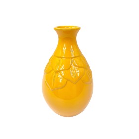 Vase Romimex Moutarde Céramique 16 x 25 x 16 cm de Romimex, Vases - Réf : D1618228, Prix : 25,40 €, Remise : %