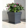 Plant pot EDA Grey polypropylene Plastic 39 cm 39 x 39 x 39 cm by EDA, Flower Pots - Ref: S7190895, Price: 35,16 €, Discount: %