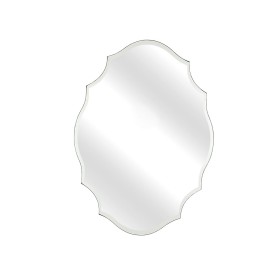 Wall mirror Romimex Glass 50 x 70 x 2 cm by Romimex, Wall-Mounted Mirrors - Ref: D1618259, Price: 183,88 €, Discount: %