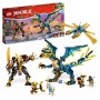 Juego de Construcción Lego Ninjago 71796 The elementary dragon against the Empress robot Multicolor de Lego, Playsets de figu...