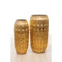 Set of 2 Vases Alexandra House Living Golden Metal 49 x 92 x 49 cm (2 Pieces) by Alexandra House Living, Vases - Ref: D161826...