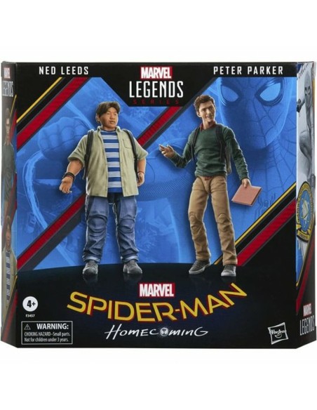 Personaggi d'Azione Hasbro Legends Series Spider-Man 60th Anniversary Peter Parker & Ned Leeds da Hasbro, Personaggi giocatto...