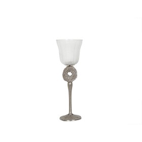 Wineglass Romimex Silver Metal Glass 12 x 37 x 12 cm by Romimex, Collectables - Ref: D1618274, Price: 67,88 €, Discount: %