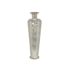 Floor vase Alexandra House Living Silver Metal Glass 20 x 71 x 20 cm by Alexandra House Living, Vases - Ref: D1618276, Price:...