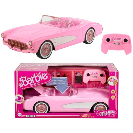 Veículo Barbie The Movie Hot Wheels RC Corvette de Barbie, Veículos - Ref: S7191180, Preço: 75,93 €, Desconto: %