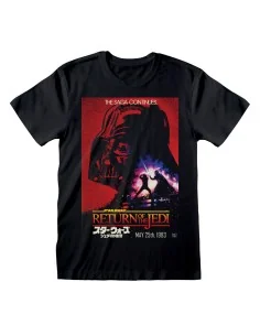 Camisola de Manga Curta Star Wars Vader Poster Preto Unissexo de Star Wars, T-shirts - Ref: D0800473, Precio: €23.79, Descuen...