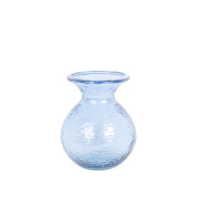 Florero Romimex Azul vidrio reciclado 20 x 25 x 20 cm de Romimex, Jarrones - Ref: D1618292, Precio: 22,13 €, Descuento: %