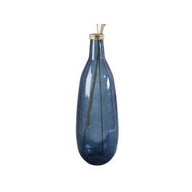 Floor vase Alexandra House Living Blue Golden recycled glass 25 x 75 x 25 cm by Alexandra House Living, Vases - Ref: D1618295...