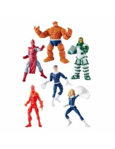 Personaggi d'Azione Hasbro Marvel Legends Fantastic Four Vintage 6 Pezzi da Hasbro, Personaggi giocattolo - Ref: S7823826, Pr...