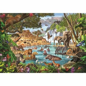 Puzzle Clementoni African Waterhole 3000 Pezzi di Clementoni, Puzzle classici - Rif: S7191301, Prezzo: 41,12 €, Sconto: %