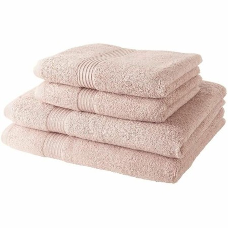 Set di asciugamani TODAY 4 Unità Rosa chiaro di TODAY, Asciugamani - Rif: S7191422, Prezzo: 34,97 €, Sconto: %