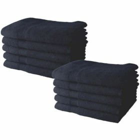 Towel set TODAY Navy Blue 10 Units 50 x 90 cm by TODAY, Towels - Ref: S7191430, Price: 43,32 €, Discount: %